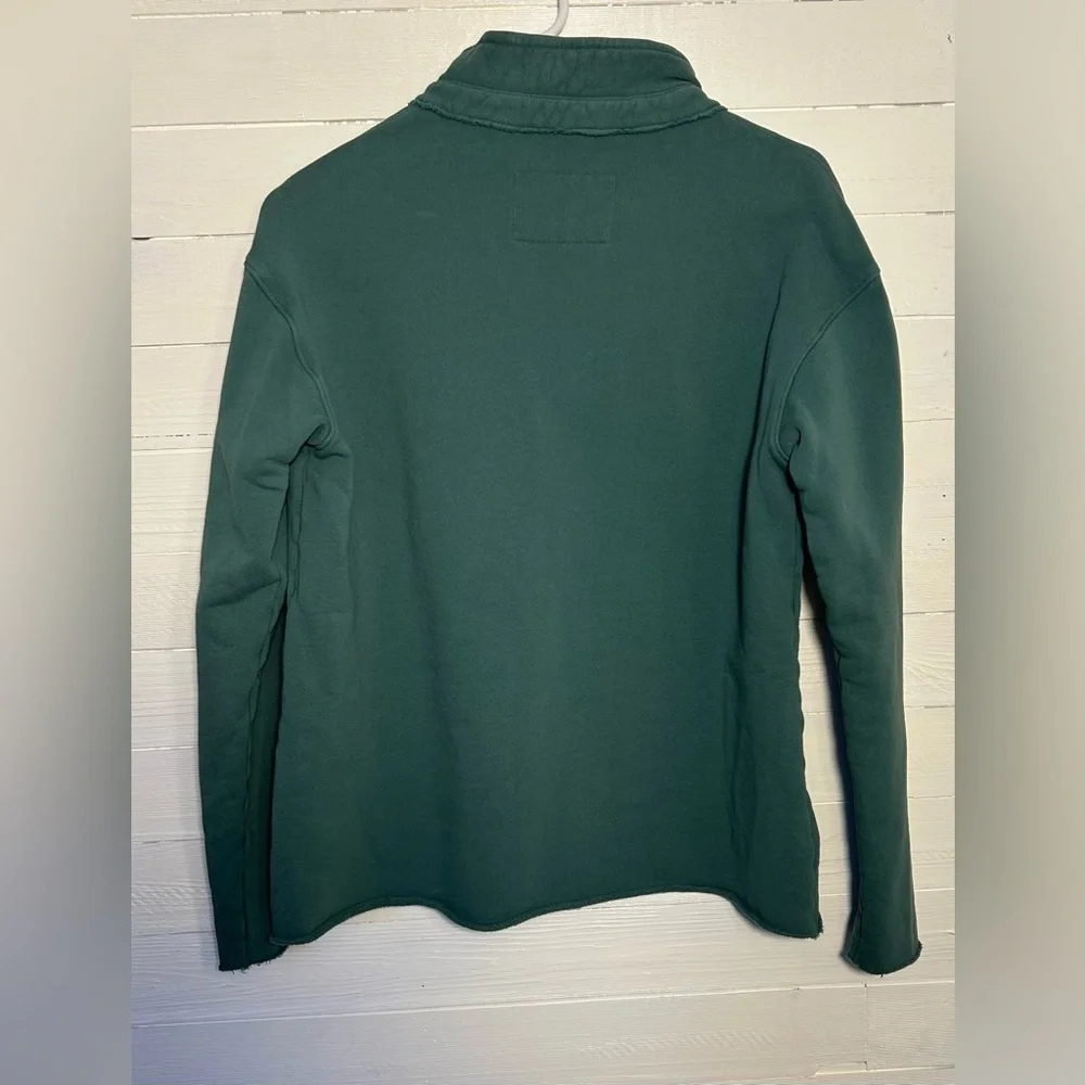 Frank & Eileen triple fleece pullover shirt, green, women’s size medium. - Picture 3 of 6